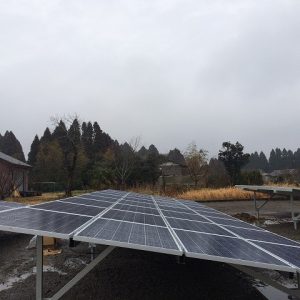 太陽光発電パネル設置工事（千葉県いすみ市）