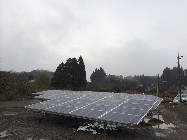 太陽光発電パネル設置工事（千葉県いすみ市）